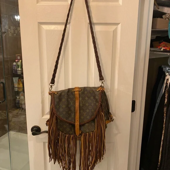 Upcycled Vintage Boho Bag - Picture 2 of 12